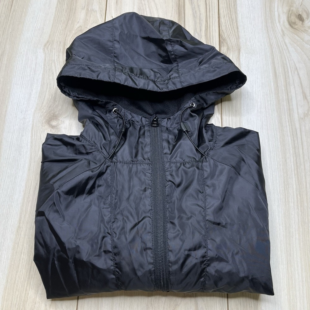 DGK Wind Breaker Jacket 1/2 Zip Pocket Logo Black Mens Size Small